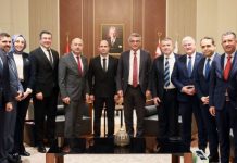 KKTC Cumhurbaşkanı Erhürman TSB Heyetini kabul etti