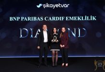 BNP Paribas Cardif Emeklilik’e üst üste 3. kez “Diamond Ödülü”