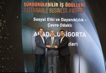 Anadolu Sigorta’nın sosyal fayda ve teknoloji projelerine 7 ödül
